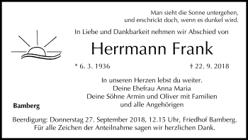 Anzeige von Herrmann Frank von MGO