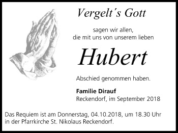 Anzeige von Hubert  von MGO