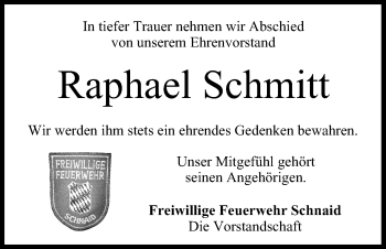 Anzeige von Raphael Schmitt von MGO
