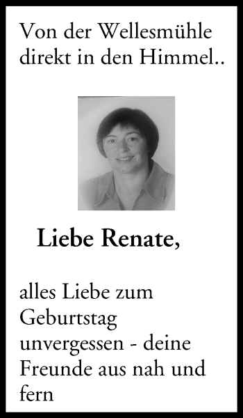 Anzeige von Renate  von MGO