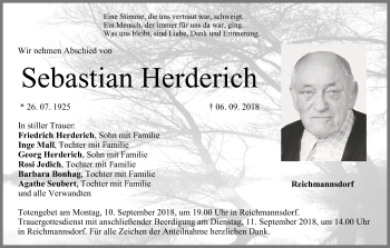 Anzeige von Sebastian Herderich von MGO