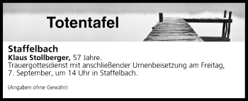 Anzeige von Totentafel vom 06.09.2018 von MGO