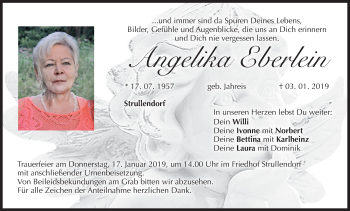 Anzeige von Angelika Eberlein von MGO