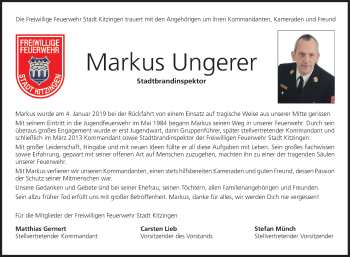Anzeige von Markus Ungerer von MGO