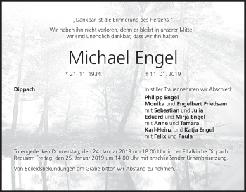Anzeige von Michael Engel von MGO