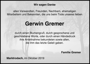 Anzeige von Gerwin Gremer von MGO