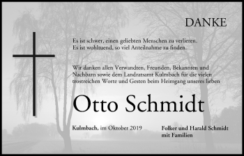 Anzeige von Otto Schmidt von MGO