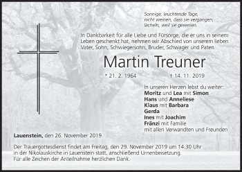 Anzeige von Martin Treuner von MGO