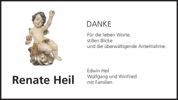 Anzeige von Renate Heil von MGO