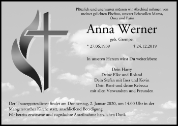 Anzeige von Anna Werner von MGO