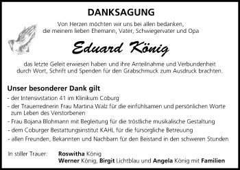 Anzeige von Eduard König von MGO
