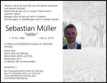 Anzeige von Sebastian Müller von MGO