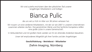 Anzeige von Bianca Pulic von MGO