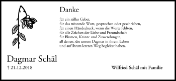 Anzeige von Dagmar Schäl von MGO