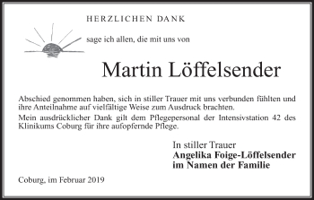 Anzeige von Martin Löffelsender von MGO