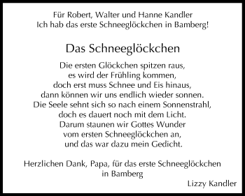 Anzeige von Robert Kandler von MGO