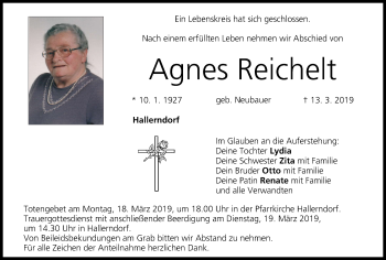 Anzeige von Agnes Reichelt von MGO