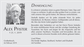 Anzeige von Alex Pfister von MGO