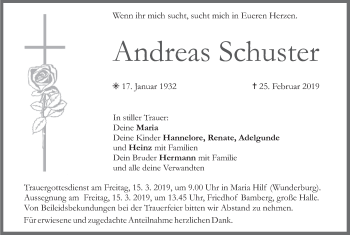 Anzeige von Andreas Schuster von MGO