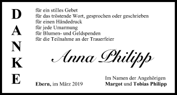 Anzeige von Anna Philipp von MGO