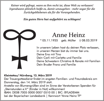 Anzeige von Anne Heinz von MGO