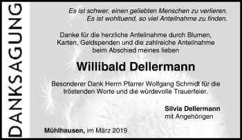 Anzeige von Willibald Dellermann von MGO