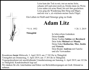 Anzeige von Adam Litz von MGO