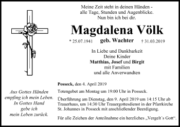 Anzeige von Magdalena Völk von MGO