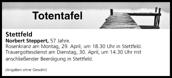 Anzeige von Totentafel vom 27.04.2019 von MGO