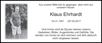 Anzeige von Klaus Ehrhardt von MGO