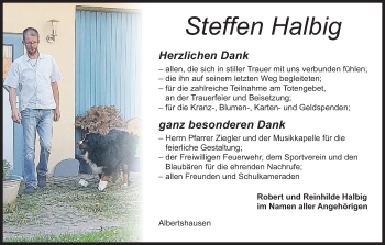 Anzeige von Steffen Halbig von MGO