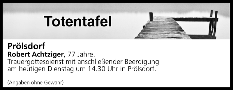  Traueranzeige für Totentafel vom 07.05.2019 vom 07.05.2019 aus MGO