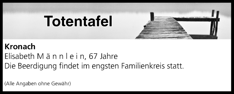  Traueranzeige für Totentafel vom 29.05.2019 vom 29.05.2019 aus MGO