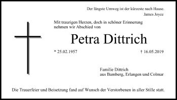 Anzeige von Petra Dittrich von MGO