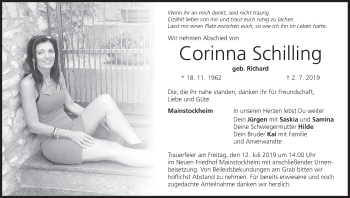 Anzeige von Corinna Schilling von MGO