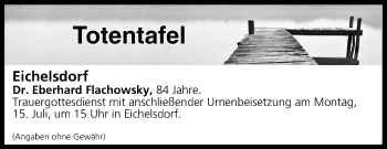 Anzeige von Totentafel vom 12.07.2019 von MGO