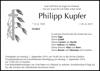 Anzeige von Philipp Kupfer von MGO