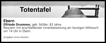 Anzeige von Totentafel vom 28.08.2019 von MGO