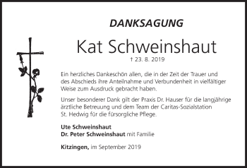 Anzeige von Kat Schweinshaut von MGO