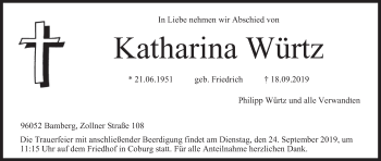 Anzeige von Katharina Würtz von MGO