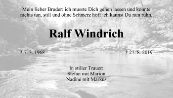 Anzeige von Ralf Windrich von MGO