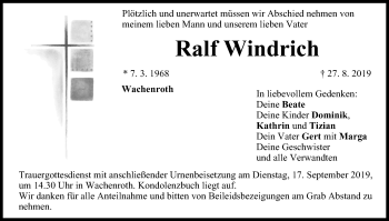 Anzeige von Ralf Windrich von MGO