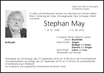 Anzeige von Stephan May von MGO