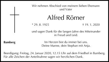 Anzeige von Alfred Römer von MGO