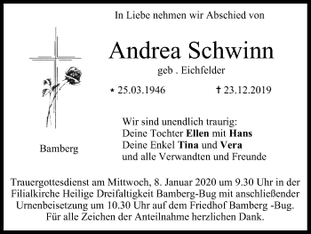 Anzeige von Andrea Schwinn von MGO