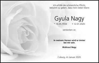 Anzeige von Gyula Nagy von MGO