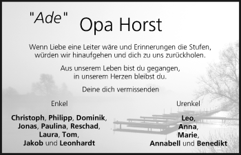 Anzeige von Horst  von MGO