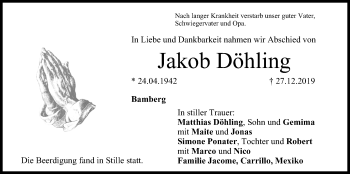 Anzeige von Jakob Döhling von MGO