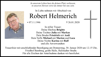 Anzeige von Robert Helmerich von MGO