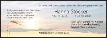 Anzeige von Hanna Stöcker von MGO